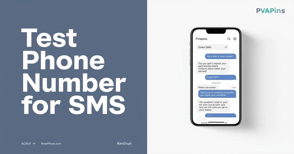 Test Phone Number for SMS: Fast, Reliable Ways | PVAPins